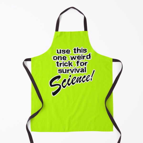 Item preview, use this one weird trick for survival science, lime background designed and sold by mntimg.