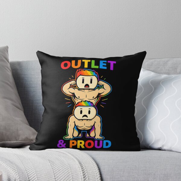 Item preview, Funny Gay Pride Outlet & Proud Funny LGBTQ Pride Rainbow Outlet designed and sold by TheTrendsDesk.