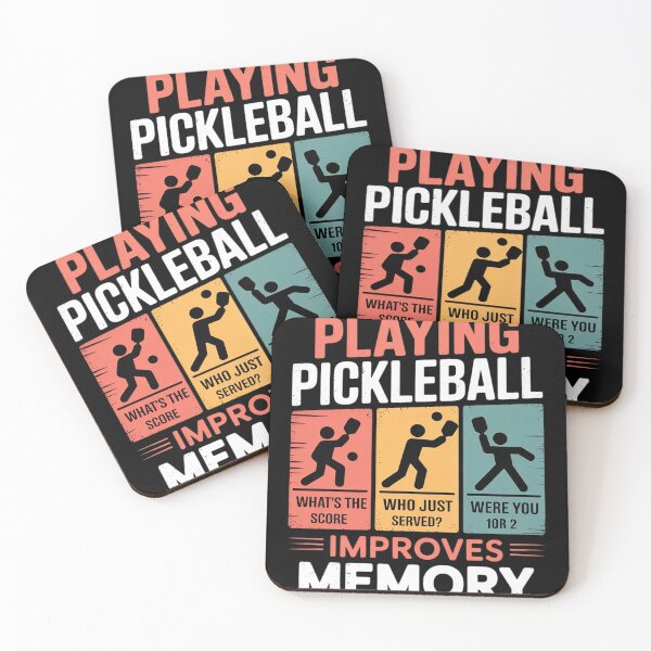 Item preview, Playing Pickleball Improves  designed and sold by KonstanKoraner.