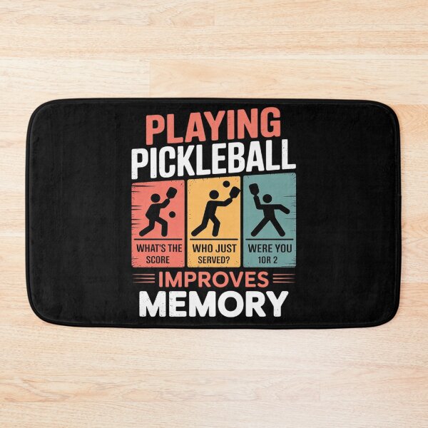 Item preview, Playing Pickleball Improves  designed and sold by KonstanKoraner.