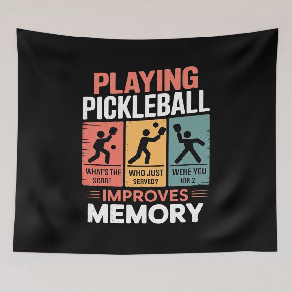 Item preview, Playing Pickleball Improves  designed and sold by KonstanKoraner.