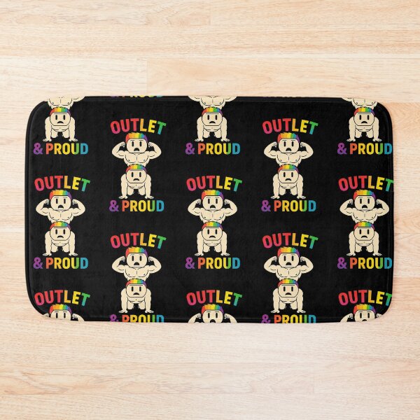 Item preview, Funny Gay Pride Outlet & Proud Funny LGBTQ Rainbow Pride Design designed and sold by TheTrendsDesk.