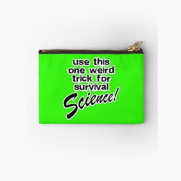 Item preview, use this one weird trick for survival science, light green background designed and sold by mntimg.
