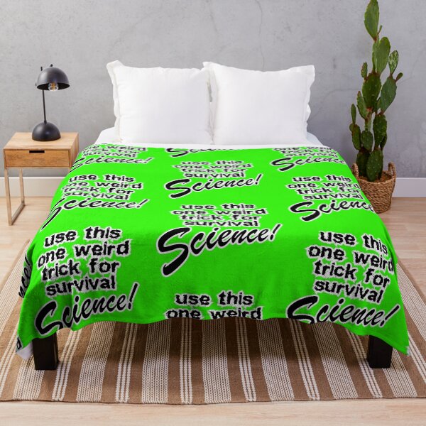 Item preview, use this one weird trick for survival science, light green background designed and sold by mntimg.