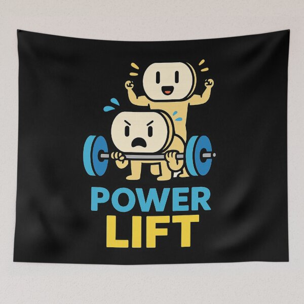 Item preview, Power Lift Funny Gym Workout Outlet Design designed and sold by TheTrendsDesk.