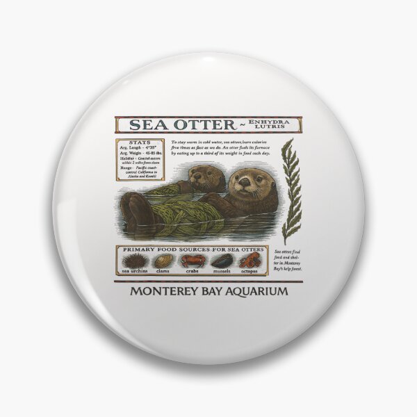 Item preview, Vintage Sea Otter Monterey California 90's Aquarium Lover designed and sold by CosmicCirrus.