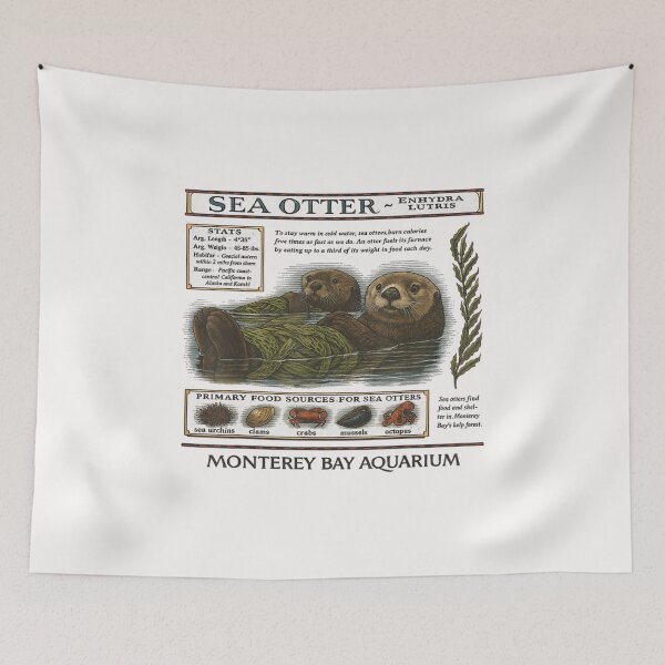 Item preview, Vintage Sea Otter Monterey California 90's Aquarium Lover designed and sold by CosmicCirrus.