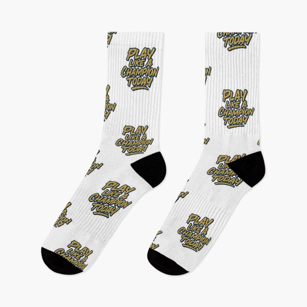 Item preview, Play Like a Champion Today – Gold & Navy Football Sticker designed and sold by BoldApparel.
