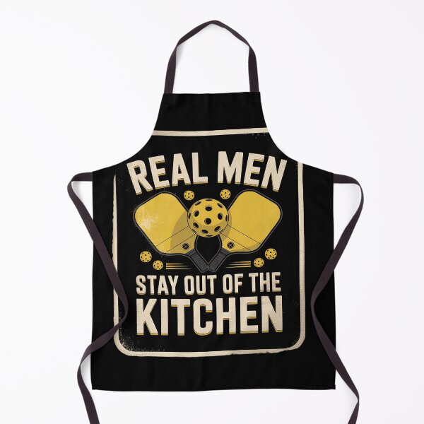 Item preview, Real Men Stay Out Of The Kitchen Pickleball designed and sold by KonstanKoraner.