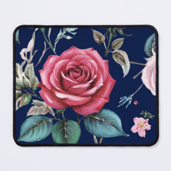 Item preview, Vintage style pink roses designed and sold by Nice-patterns.