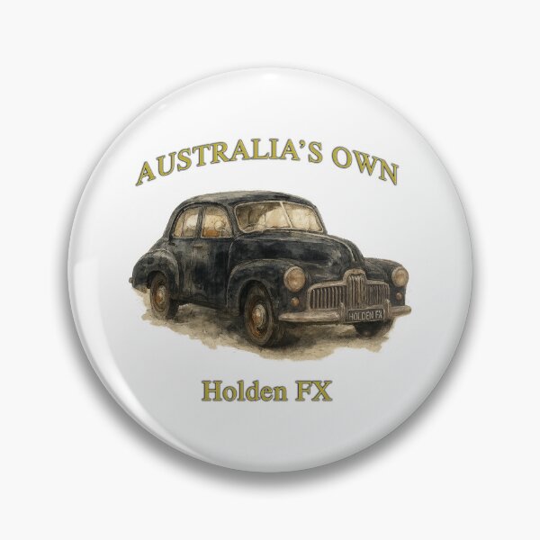 Item preview, Australia’s Own Holden FX – Classic Aussie Car Watercolour Art designed and sold by Michael van der Hoorn.