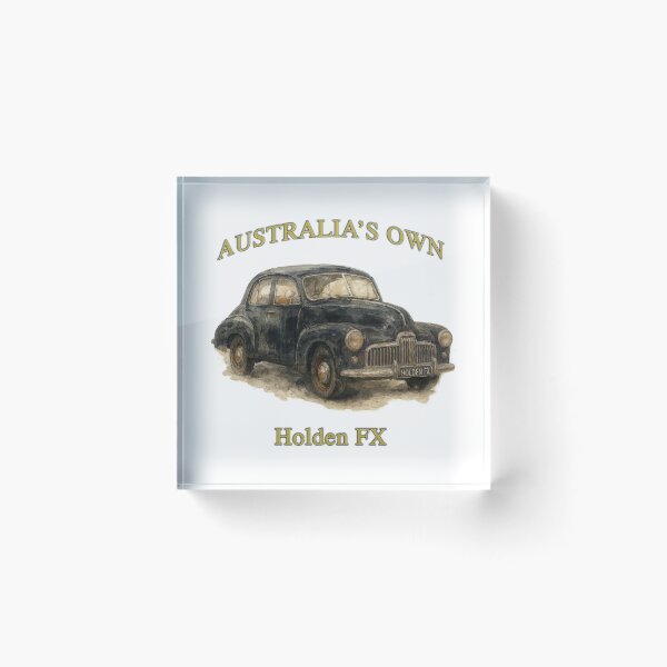 Item preview, Australia’s Own Holden FX – Classic Aussie Car Watercolour Art designed and sold by Michael van der Hoorn.