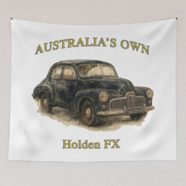 Item preview, Australia’s Own Holden FX – Classic Aussie Car Watercolour Art designed and sold by Michael van der Hoorn.