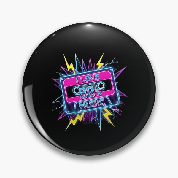 Item preview, I Love 80'S Music  Bright Retro Vibes  designed and sold by BenjaminThiba.