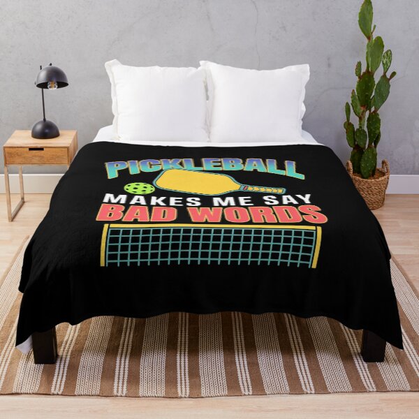 Item preview, Pickleball Makes Me Say Bad Words designed and sold by KonstanKoraner.