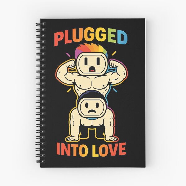 Item preview, Funny Gay Pride Plugged Into Pride Neon Rainbow LGBTQ+ designed and sold by TheTrendsDesk.