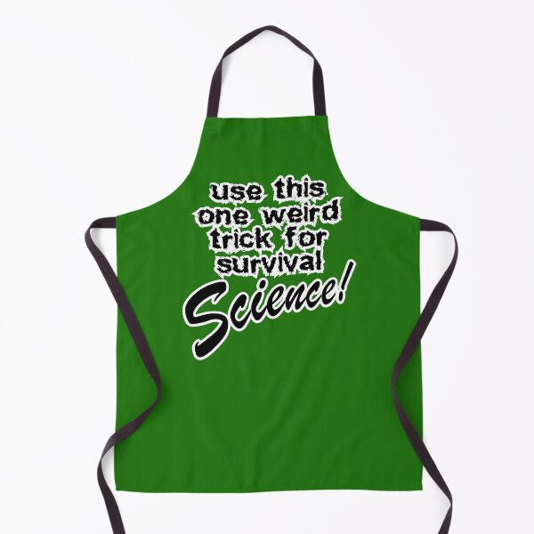 Item preview, use this one weird trick for survival science, dark green background designed and sold by mntimg.