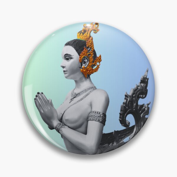 Item preview, Light Blue Kinnaree Thailand designed and sold by Linklandiya.