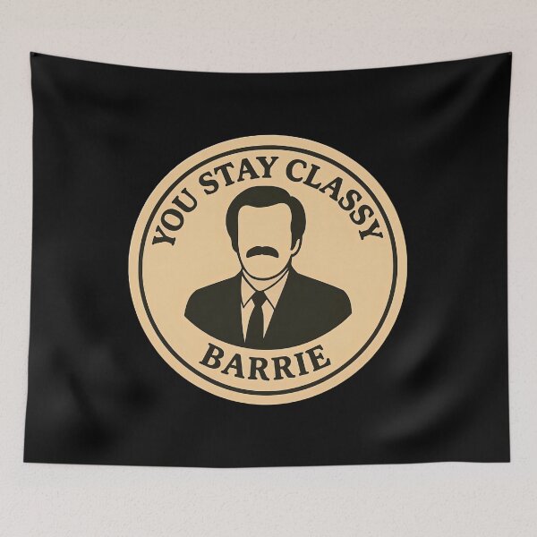Item preview, Anchorman Inspired Retro Canada Print: Barrie designed and sold by PinUpPizzazz.