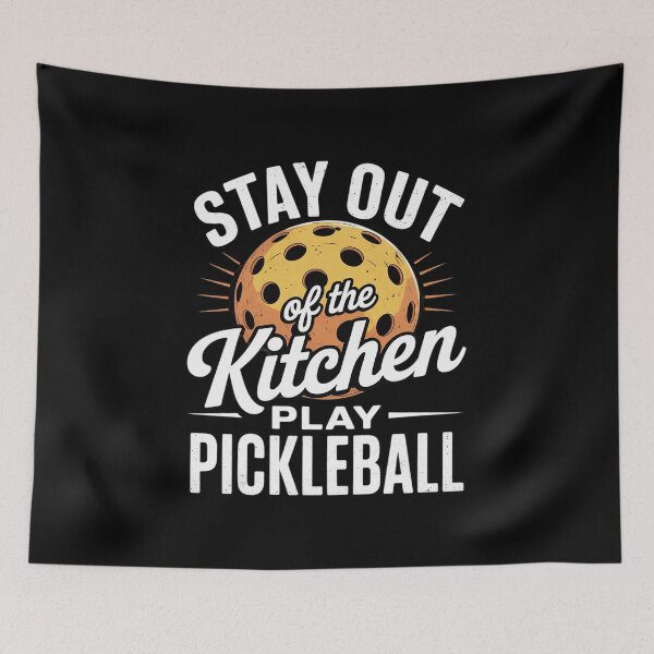 Item preview, Stay Out Of The Kitchen Play Pickleball  designed and sold by KonstanKoraner.