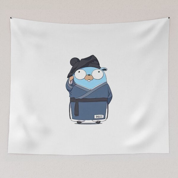 Item preview, Golang Gopher Go 9527 designed and sold by MarlinConroy.
