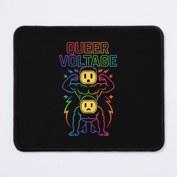 Item preview, Funny LGQTB+ Queer Voltage Neon Pride Rainbow Electric Glow designed and sold by TheTrendsDesk.