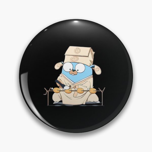 Item preview, Golang Gopher Go Chicken designed and sold by MarlinConroy.