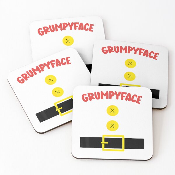 Item preview, Grumpyface Cartoon Emoji Face – Angry Expression Character Funny Christmas designed and sold by someraargelia.