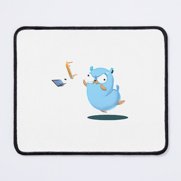 Item preview, Golang Gopher Go Rage designed and sold by MarlinConroy.