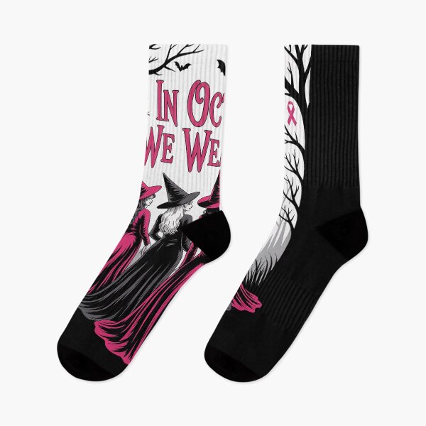 Item preview, In October We Wear Pink Breast Cancer Awareness Pink Halloween designed and sold by VladoZork.