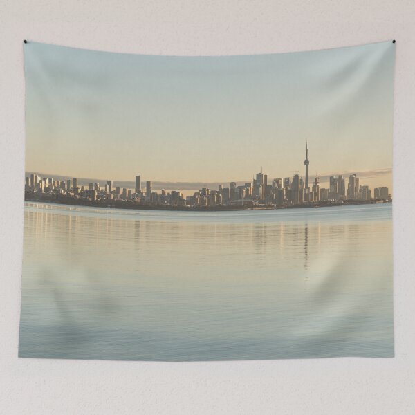 Item preview, Downtown Toronto Skyline in Pale Morning Light designed and sold by Georgia Mizuleva.