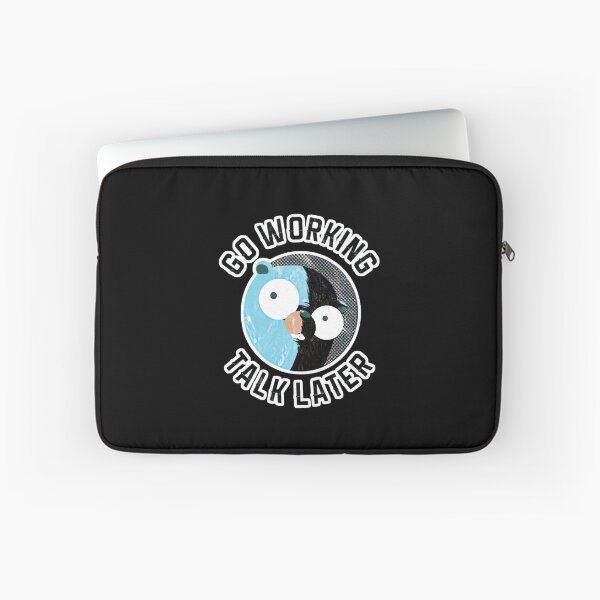 Item preview, Golang Gopher Go Working Talk Later designed and sold by MarlinConroy.