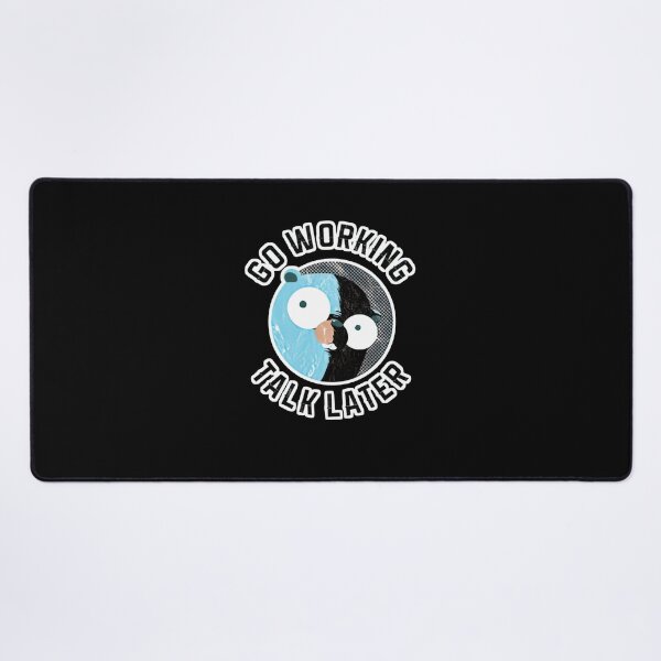 Item preview, Golang Gopher Go Working Talk Later designed and sold by MarlinConroy.