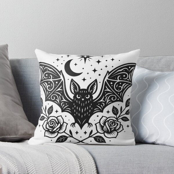 Item preview, Bats and Roses designed and sold by WyrddandWonderful.