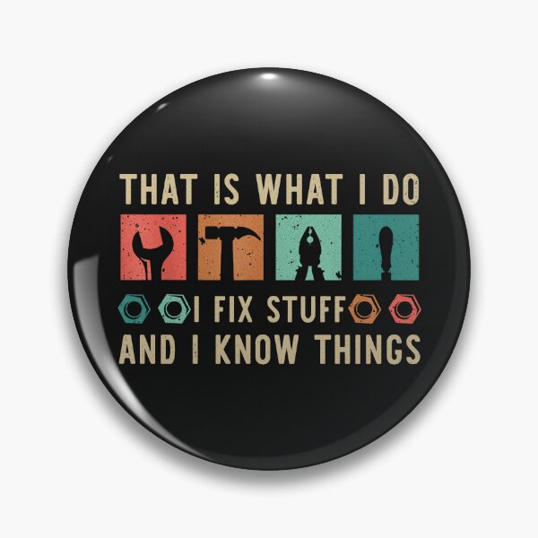 Item preview, Retro Mechanic T-Shirt – I Fix Stuff and I Know Things designed and sold by TinaMDedrick.