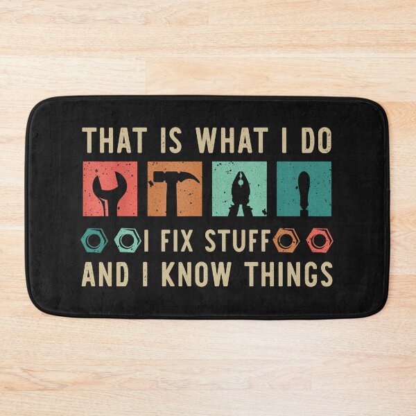 Item preview, Retro Mechanic T-Shirt – I Fix Stuff and I Know Things designed and sold by TinaMDedrick.