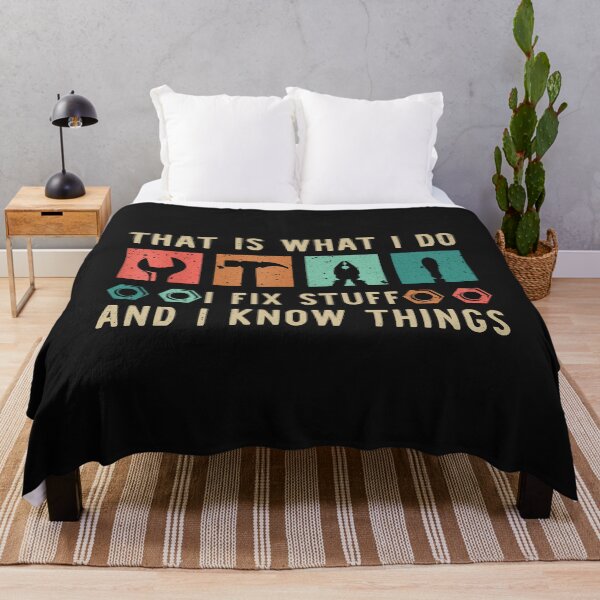 Item preview, Retro Mechanic T-Shirt – I Fix Stuff and I Know Things designed and sold by TinaMDedrick.