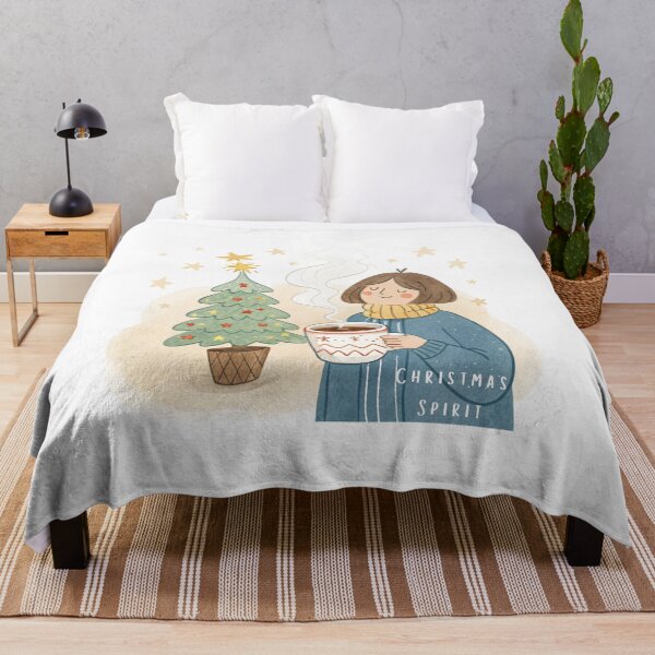 Item preview, Cozy Hot Cocoa Christmas Spirit | Hygge Winter Illustration designed and sold by asliberry.