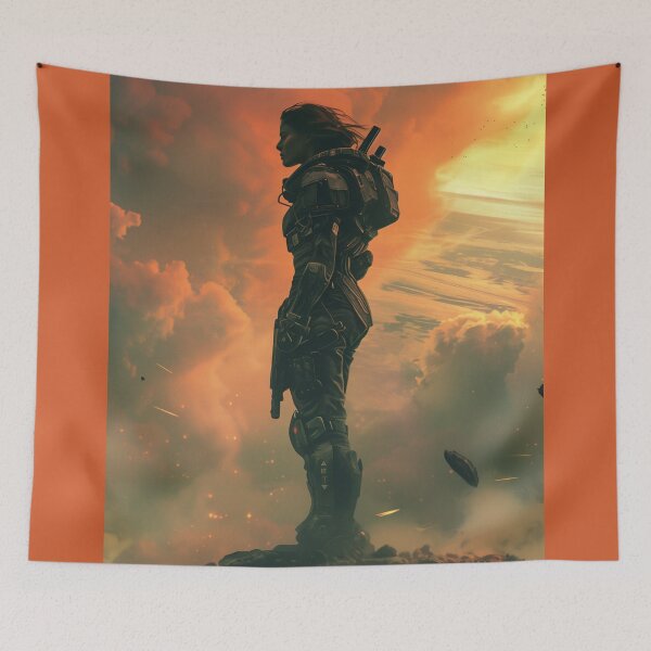 Item preview, Commander of the Ember Skies designed and sold by ArgentoArt.