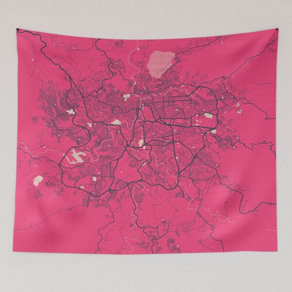 Item preview, Tegucigalpa City Map Honduras - Blossom designed and sold by deMAP.