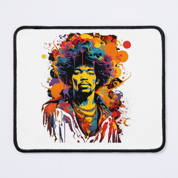 Item preview, Hendrix - Vintage Psychedelic Guitarist Illustration  designed and sold by DaryMura5.