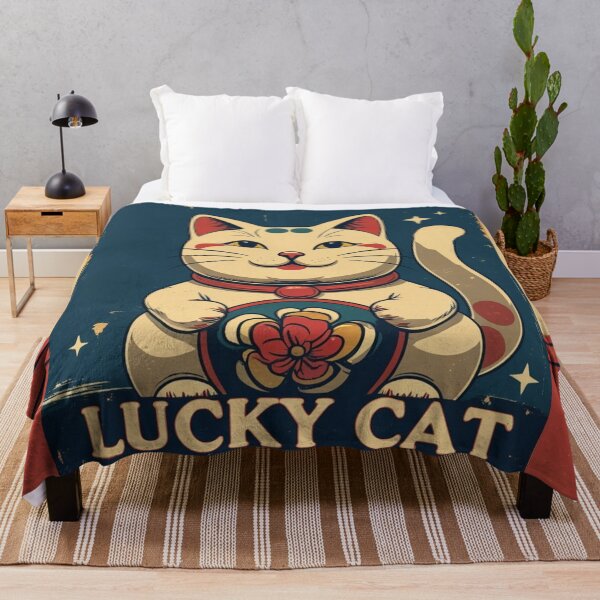 Item preview, Lucky Cat Retro – Americana Vintage Style designed and sold by LEO'S CREATURE れおずくりーちゃー.