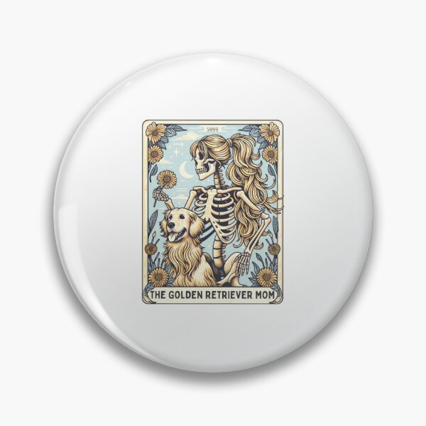 Item preview, The Golden Retriever Mom Tarot Card designed and sold by CassieReilley.