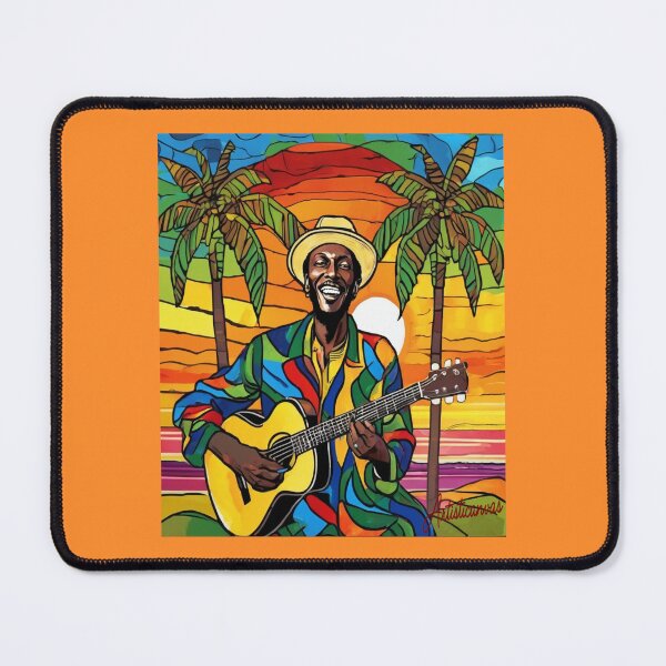 Item preview, "Jimmy Cliff: Caribbean Vibes and Reggae Rhythms" designed and sold by Artisticanvas.