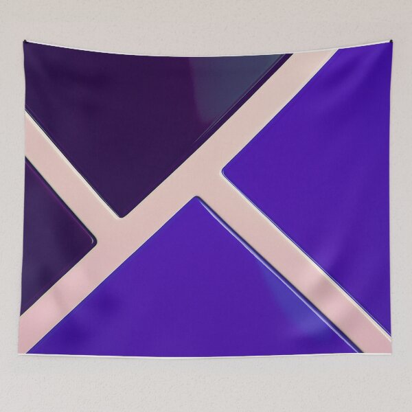 Item preview, Glossy purple tile with blush pink grout designed and sold by SassyArtistry.