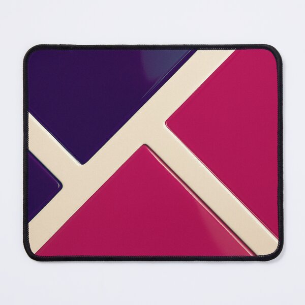 Item preview, Glossy purple and red tiles with cream grout designed and sold by SassyArtistry.