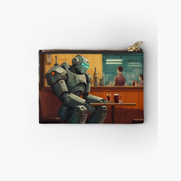 Item preview, Robot at Diner designed and sold by BinormalStuidos.