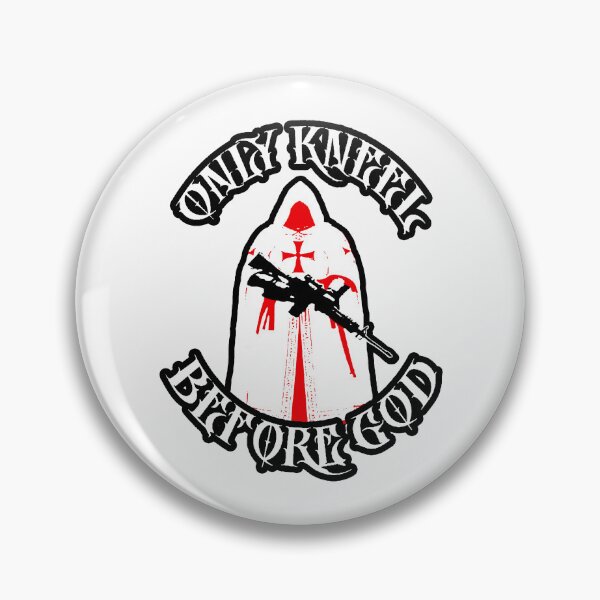 Item preview, Templar; I only kneel before God;   designed and sold by StickerApe.