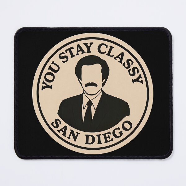 Item preview, Anchorman Inspired Retro USA Print: San Diego designed and sold by PinUpPizzazz.