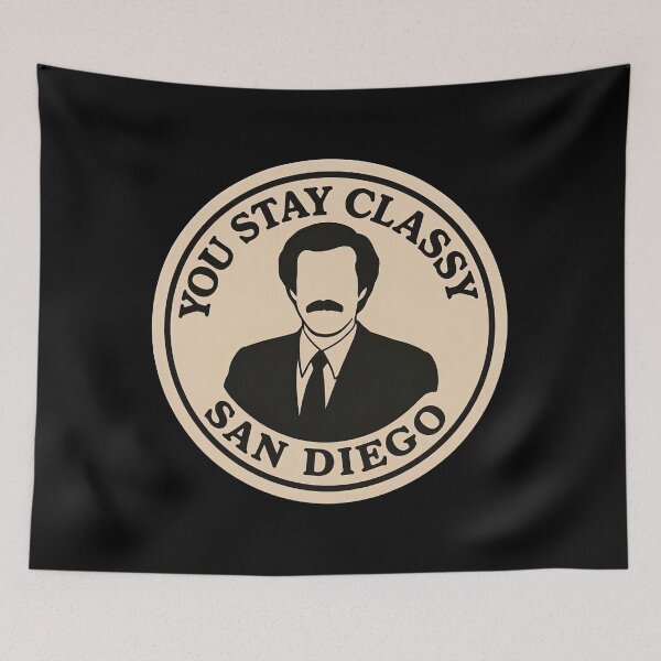 Item preview, Anchorman Inspired Retro USA Print: San Diego designed and sold by PinUpPizzazz.